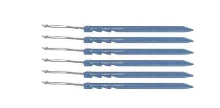 Колышки Ultralight Ground ControlPegs (6 Pack), Blue от Sea to Summit