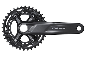 Шатуни FC-M5100-2 DEORE, інтегрована вісь, 175мм 36x26 11-шв. CL-48.8мм без каретки