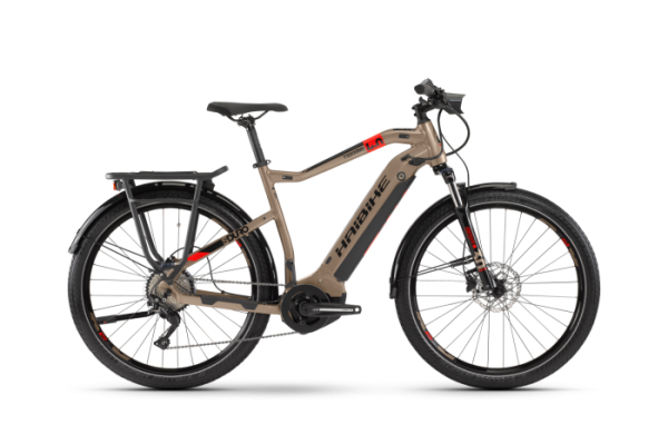 Электровелосипед Haibike Sduro Trekking 4.0 28" Песочно-черно-красный 2020