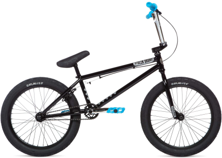 Велосипед BMX Stolen Heist 20" Black Blue Chrome 2020