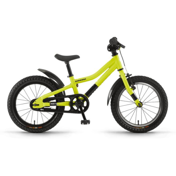Детский велосипед Winora Rage CB 16" Лайм 2020