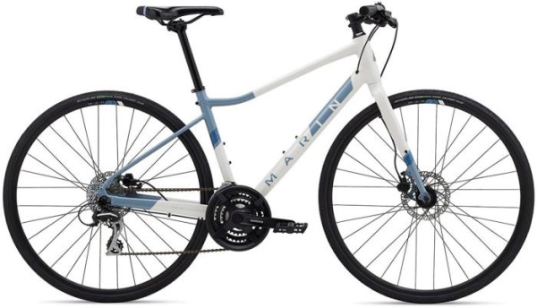 Городской велосипед Marin Terra Linda 2 28" Gloss White/Ash Blue/Deep Blue 2020