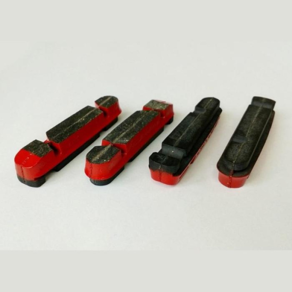 Колодки тормозные для карбонового обода CAMPAGNOLO Shimano Dura-Ace Red (4pcs) - BR-701X/2