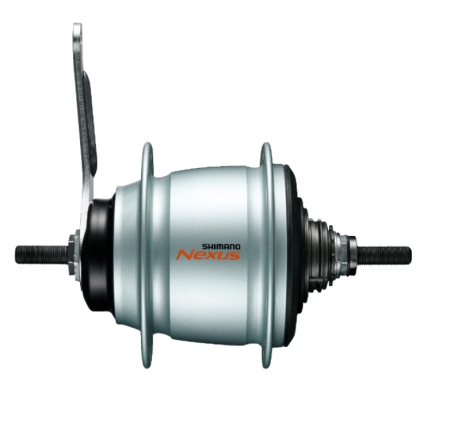 Втулка задня SG-C6001-8, NEXUS 8-швидк, 36 отв, з ножним гальмом, срібл.