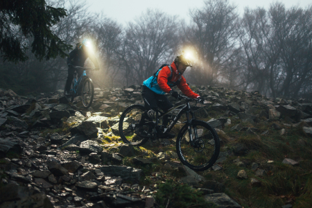 Велофара Knog PWR Rider RedCap Duo 450 Lumens