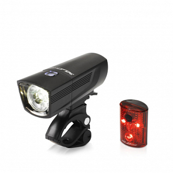 Комплект велосвета XLC CL-S15 'Francisco', USB