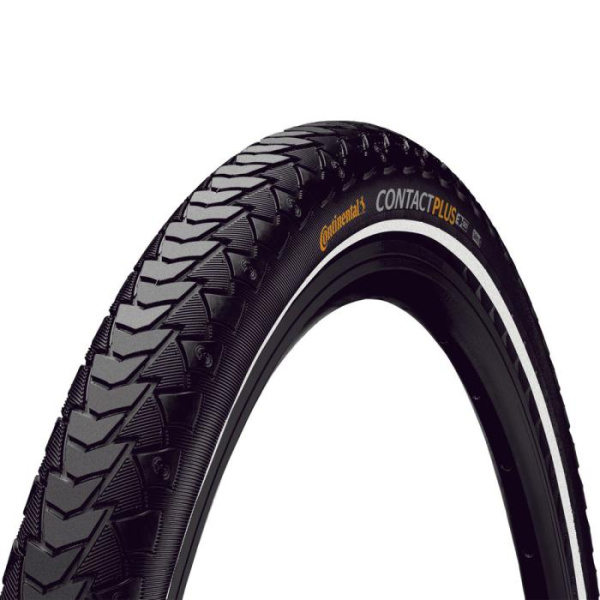 Покрышка Continental Contact Plus 28", Black Reflex