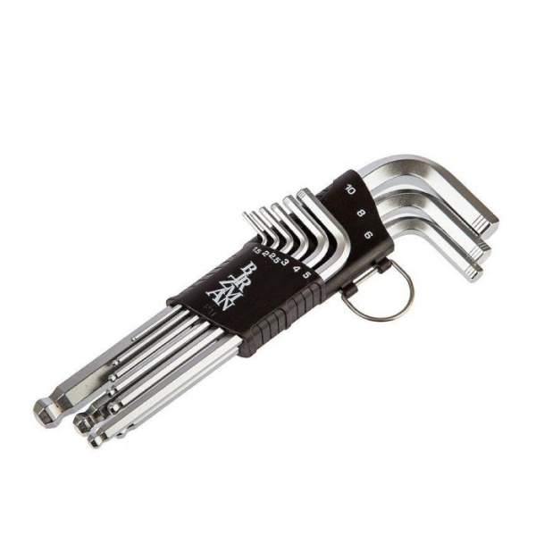 Набор шестигранников Birzman Hex Key Set, 9 функций, Черный