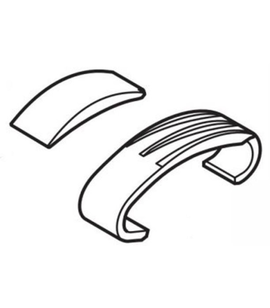 Пластина і гумова підкладка натягувача ланцюга Shimano SM-CD50