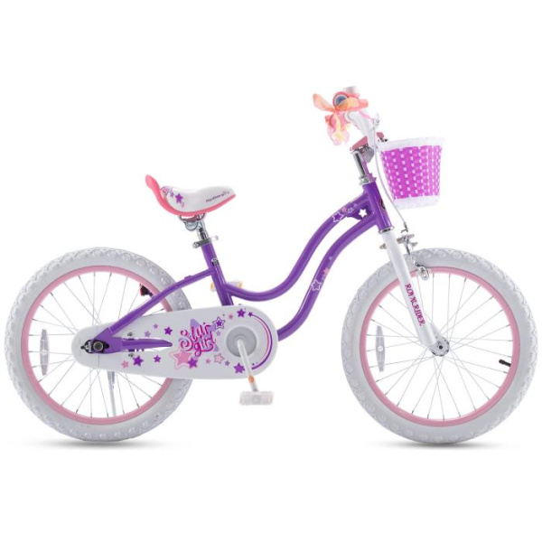 Детский велосипед RoyalBaby Star Girl 18", OFFICIAL UA, Фиолетовый