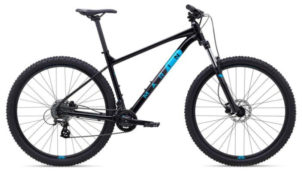 Горный велосипед Marin Bobcat Trail 3 27.5" Gloss Black/Charcoal/Cyan 2020