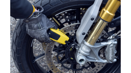 Мотозамок на диск ABUS 8078 Granit Detecto SmartX, Yellow