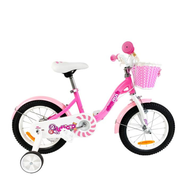 Детский велосипед RoyalBaby Chipmunk MM Girls 14", OFFICIAL UA, Розовый