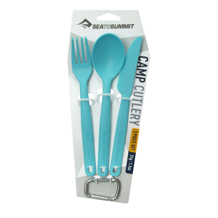 Набор ложка, вилка, нож Camp Cutlery Set, Pacific Blue, р. от Sea to Summit