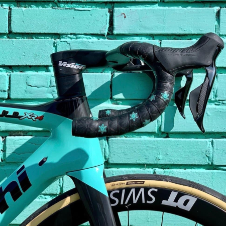 Обмотка руля Supacaz Super Sticky Kush Galaxy Черный с бирюзовым паттерном Supacaz