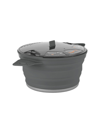 Кастрюля складная с алюминиевым дном X-Pot Grey, 2800 мл от Sea to Summit