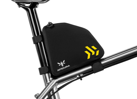 Велосумка на раму Apidura Backcountry Rear Top Tube Pack, 1 л, Gray/Black