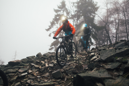 Велофара Knog PWR Rider RedCap Duo 450 Lumens