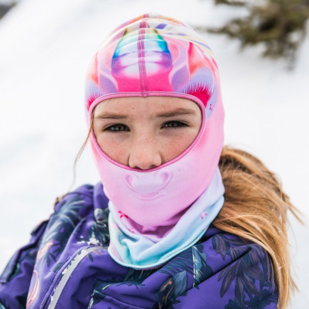Балаклава детская (8-12) Buff Kids Polar Balaclava, Unicorn Pink