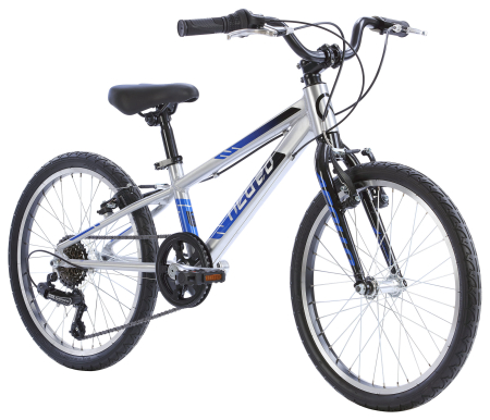 Детский велосипед Apollo NEO 6s boys 20", Brushed Alloy / Black / Blue Fade