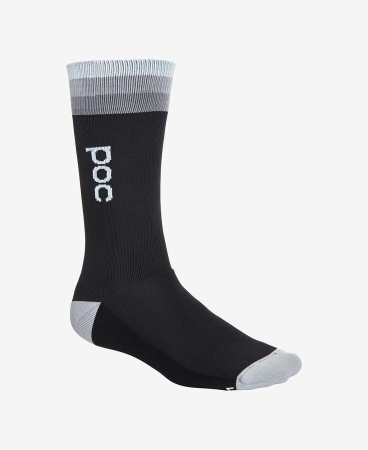 Носки велосипедные POC Essential Mid Length Sock, Uranium Multi Black, L