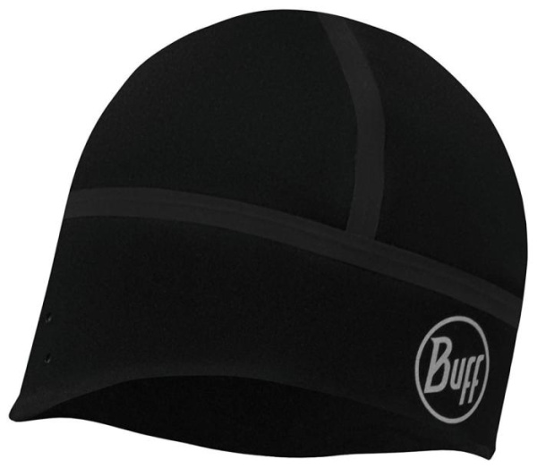 Шапка Buff Windproof Hat, Solid Black - S/M