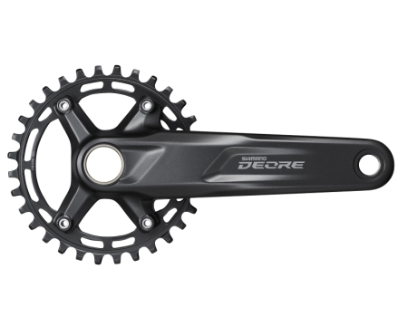 Шатуни Shimano FC-M5100-1 DEORE, інтегрована вісь, 175мм 34T 10/11-шв. CL-52мм без каретки