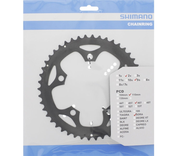 Зірка шатунів Shimano FC-3550 SORA, 46зуб. (5-лапка)