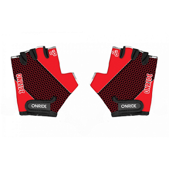 Перчатки детские Onride Gem, Черно-красный