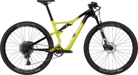 Горный велосипед Cannondale Scalpel Carbon 4 29" Черно-желтый 2021