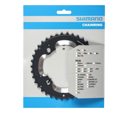 Зірка шатунів Shimano FC-M785 DEORE XT, 38зуб. АM, 10-швидк