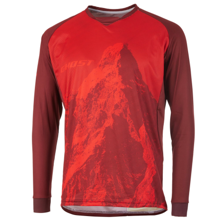 Велоджерси Ghost MTN Ride Line 3/4, Красный