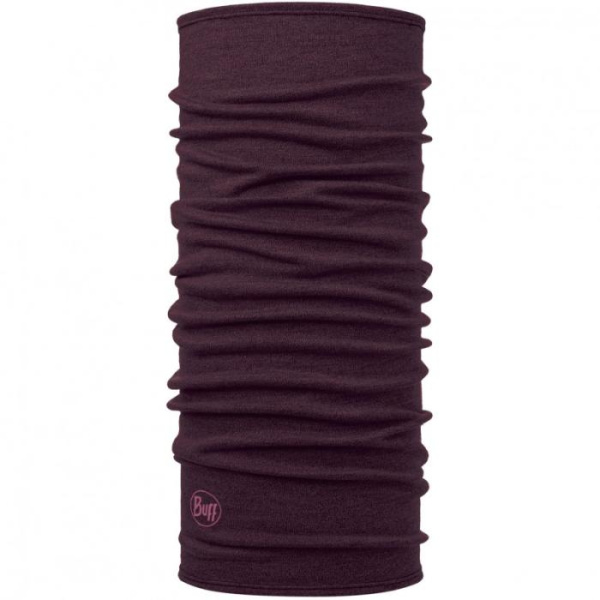 Шарф-труба Buff Midweight Merino Wool, Solid Deep Purple
