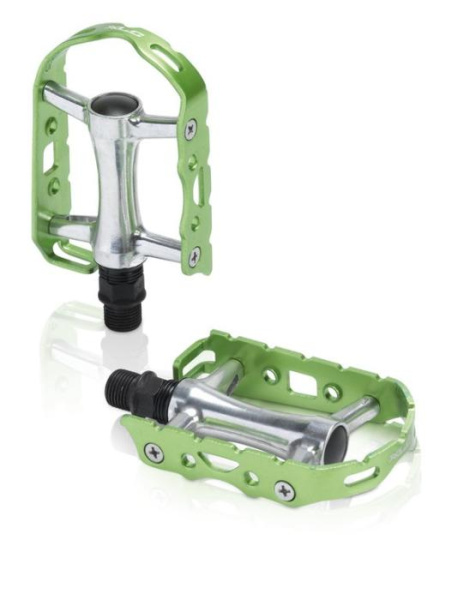 Педали XLC Ultralight PD-M15, Cеребристо-зеленый