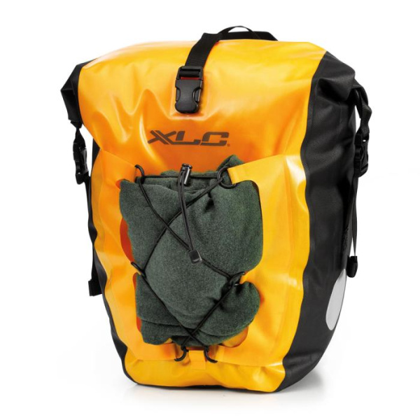 Гермосумка на багажник XLC BA-W38 (2 шт), 20 л, Yellow
