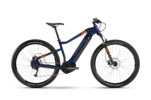 Электровелосипед Haibike Sduro HardNine 1.5 29" Сине-оранжево-серый 2020