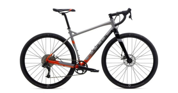Гравийный велосипед Marin Gestalt X10 28" Satin Silver/Gloss Orange to Black Fade 2020