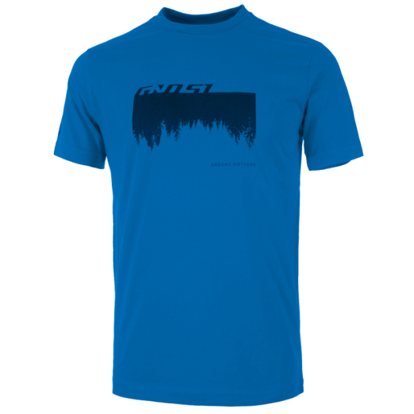 Велофутболка Ghost MTN Casual Line Woods, Сине-черный