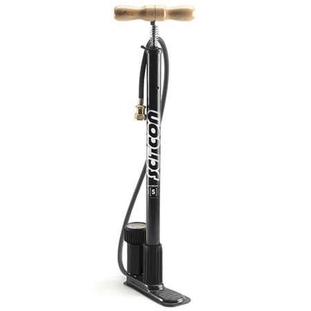 Насос Scicon Floor Pump, Steel Black