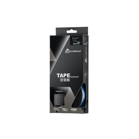 Обмотка для руля Ciclovation Leather Touch Shining Metallic Черно-серебристый