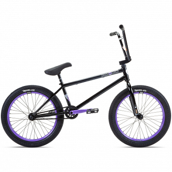 Велосипед BMX Stolen Sinner FC XLT RHD 20" Черный-фиолетовый 2021