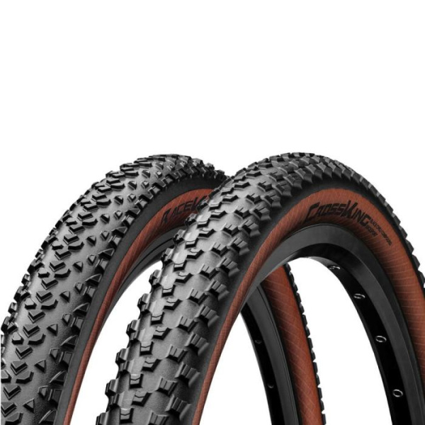 Покрышка Continental Cross King RaceSport 27.5", Black/Brown Skin Foldable