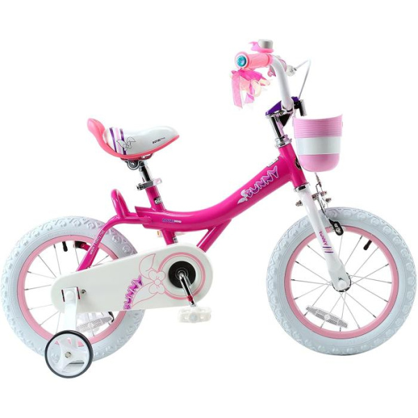 Детский велосипед RoyalBaby Jenny & Bunny 14", OFFICIAL UA, пурпурный