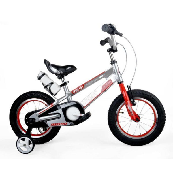 Детский велосипед RoyalBaby Space NO.1 Alu 18", OFFICIAL UA, Серебристый