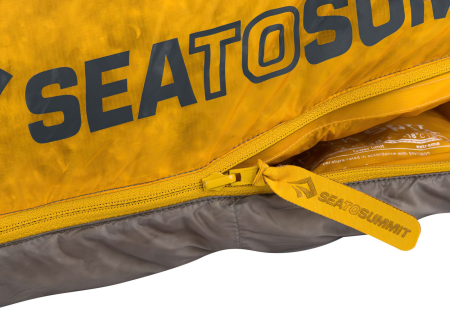 Спальный мешок Spark SpII (4/-2°C), 183 см - Left Zip, Dark Gray/Yellow от Sea to Summit 2019