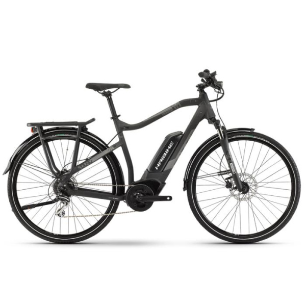 Электровелосипед Haibike Sduro Trekking 1.0 28" Черно-серый 2020