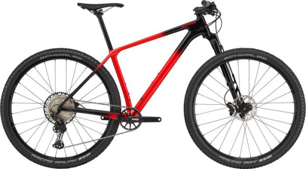 Горный велосипед Cannondale F-SI Carbon 3 29" Красно-черный 2021