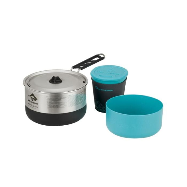 Набор посуды в чехле Sigma Set 1.1 with Stuff Sack, Pacific Blue/Silver, р. от Sea to Summit