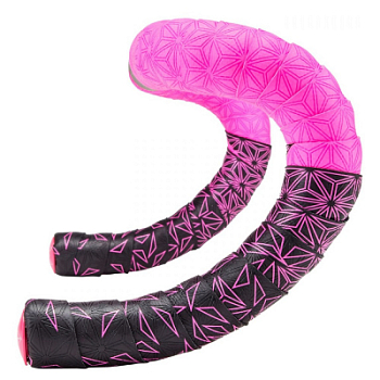 Обмотка руля Supacaz Super Sticky Kush Star Fade Розовый с черным