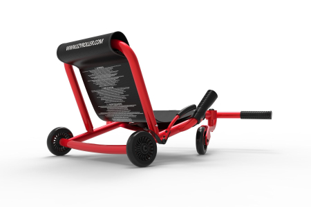 Самокат-каталка Ezyroller Classic, Красный Неон